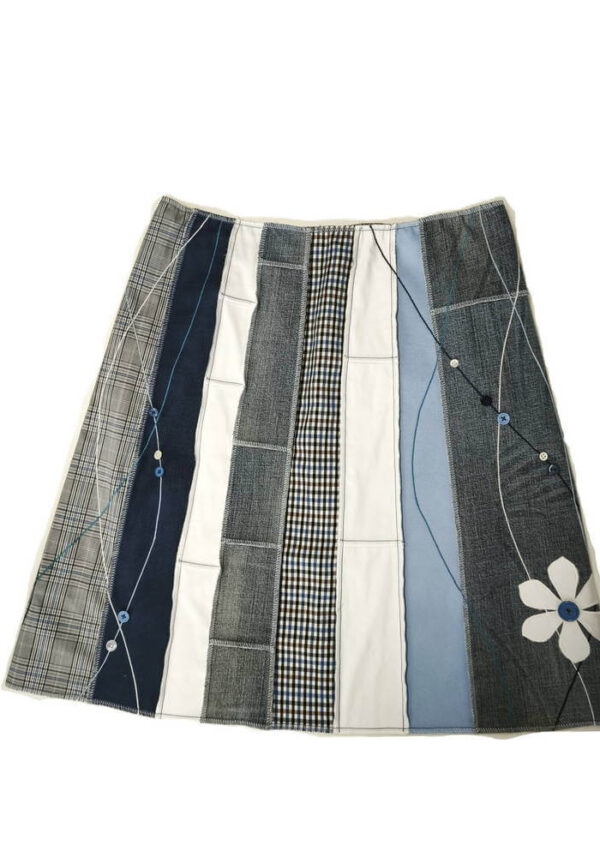 D krilo - modro z belo